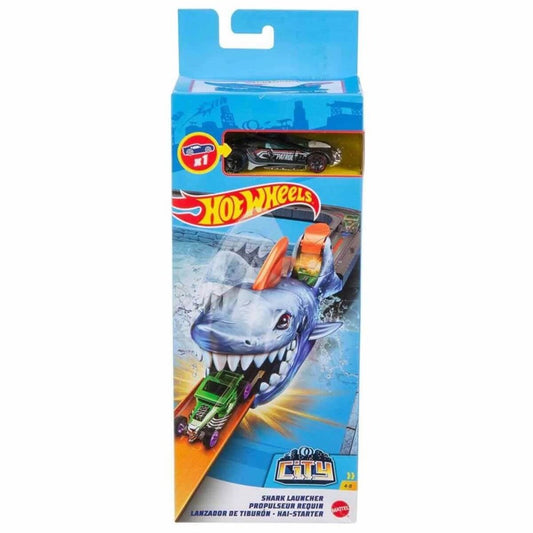 Hot wheels gama city shark lansator