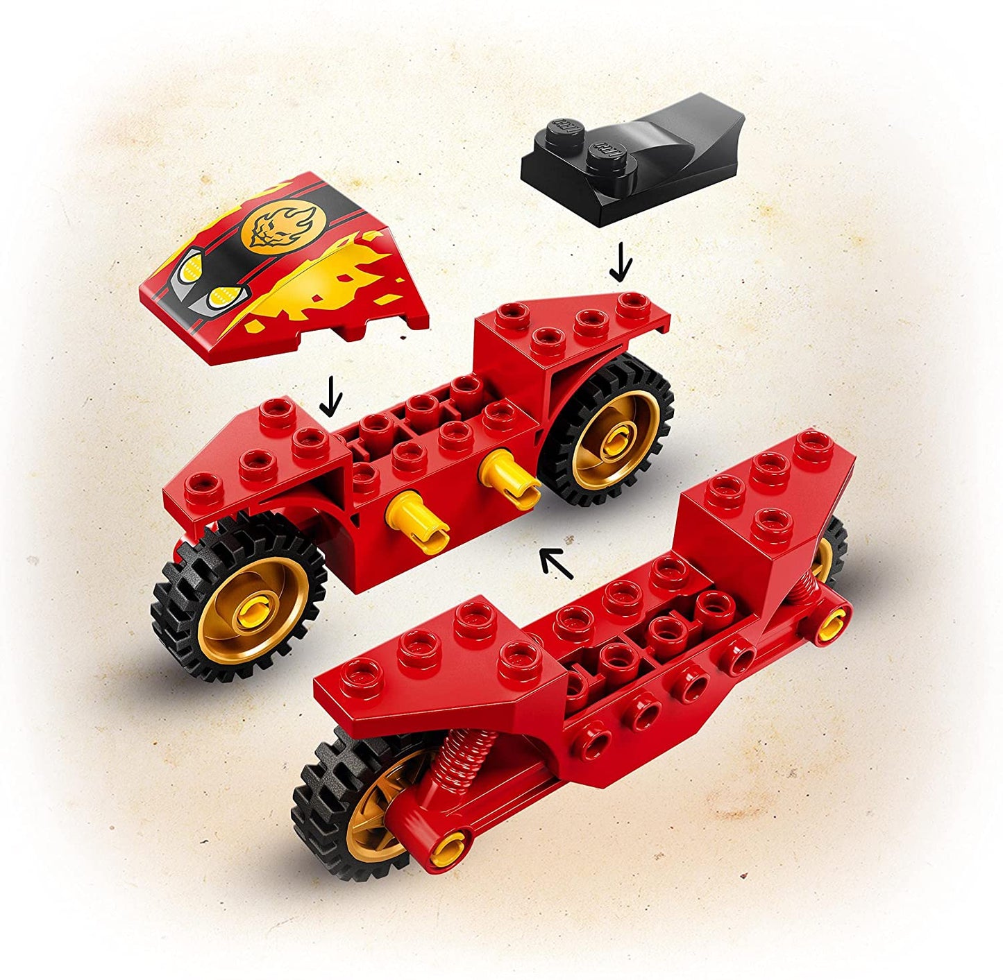 Lego ninjago motocicleta blade a lui kai 71734