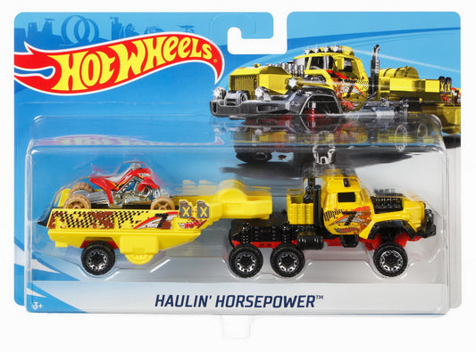 Hot wheels set camion si masina horsepower