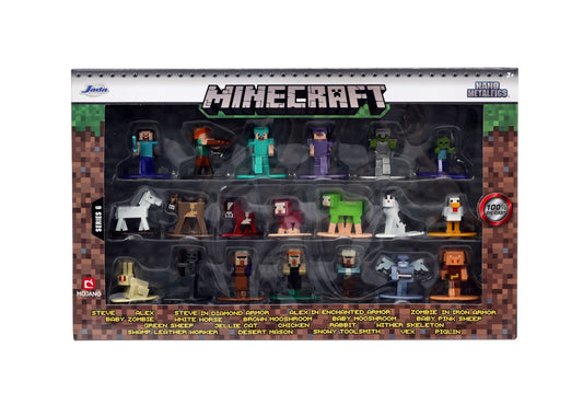 Minecraft set 20 de figurine din metal 4cm