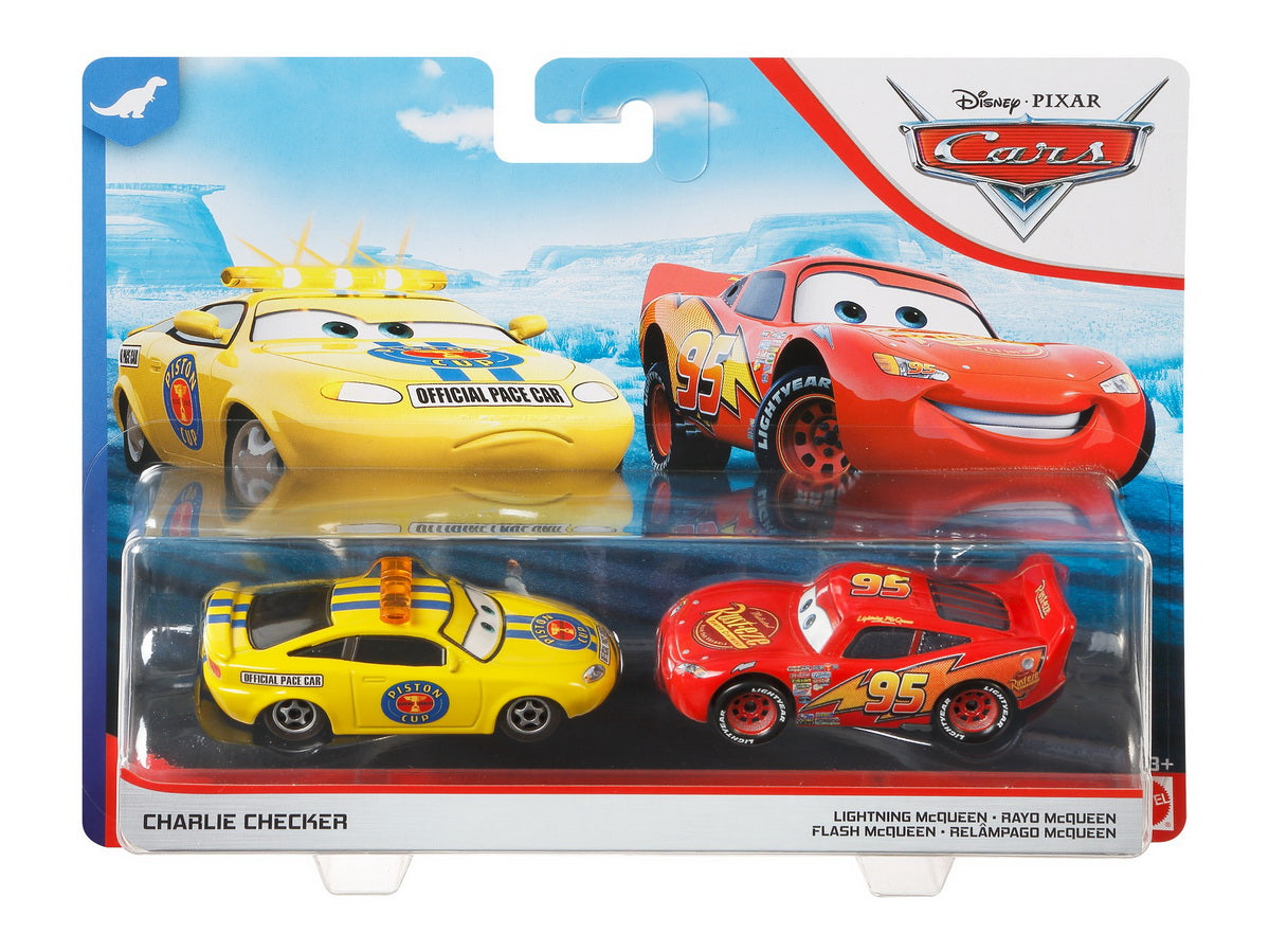 Cars3 set 2 masinute metalice charlie checker si mcqueen