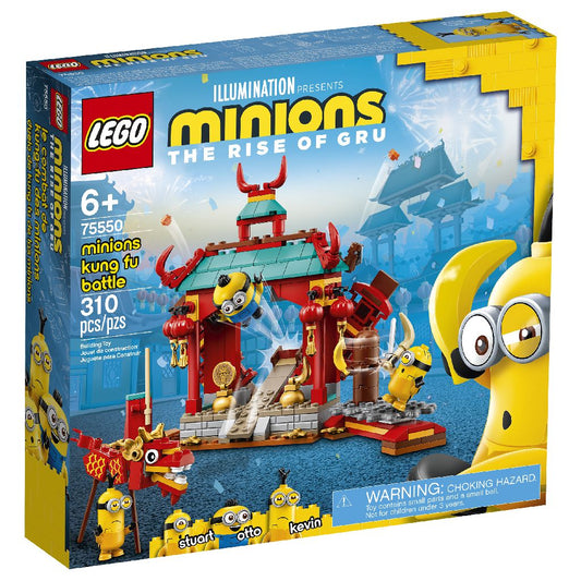 Lego minions lupta kung fu a minionilor 75550