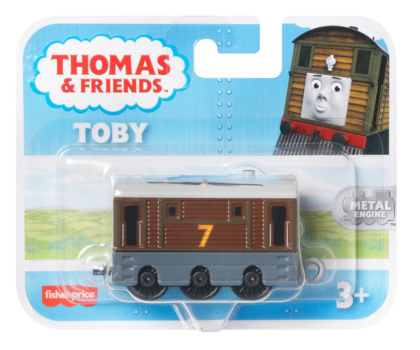 Thomas locomotiva push along toby