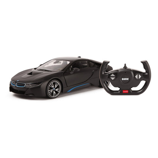 Masina cu telecomanda bmw i8 negru scara 1 la 14