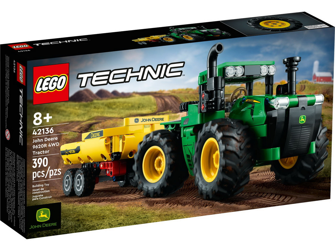 Lego technic tractor john deere 42136