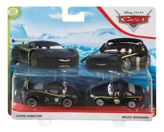 Cars3 set 2 masinute metalice lewis hamilton si bruce boxmann