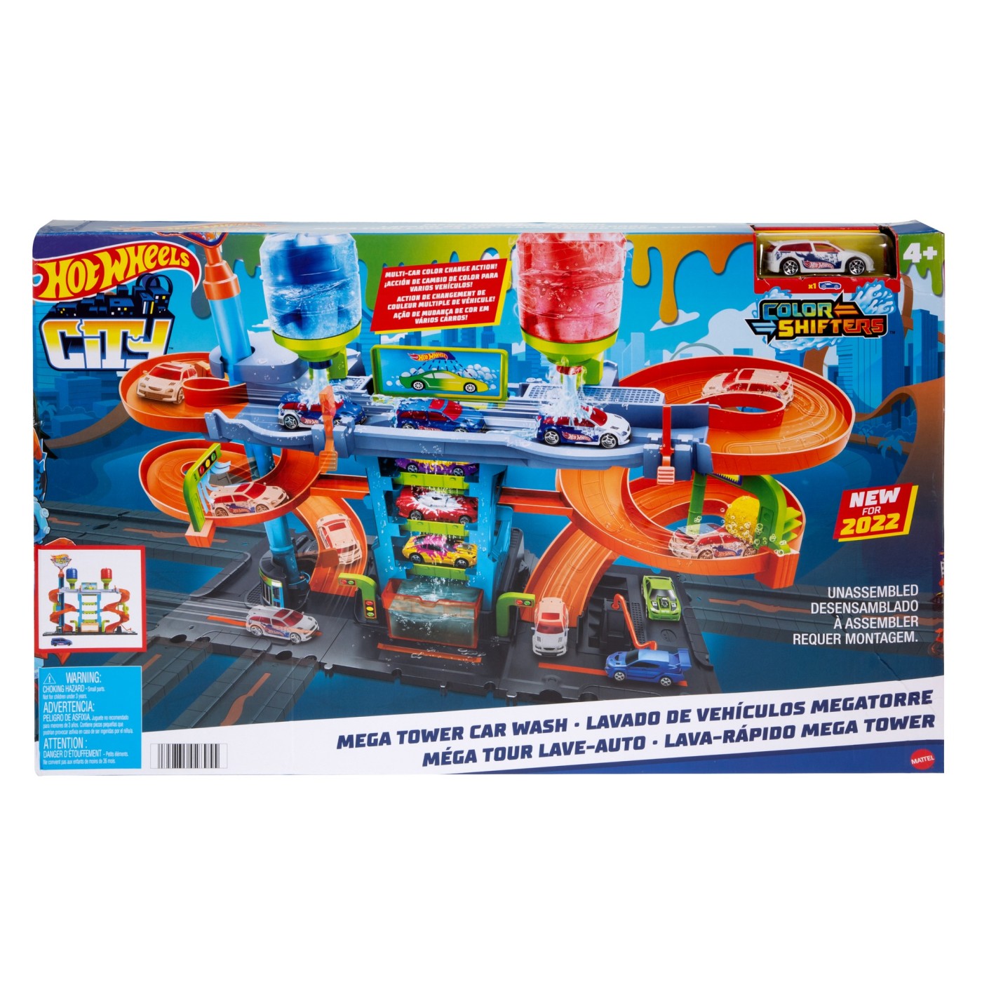 Hot wheels mega spalatoria