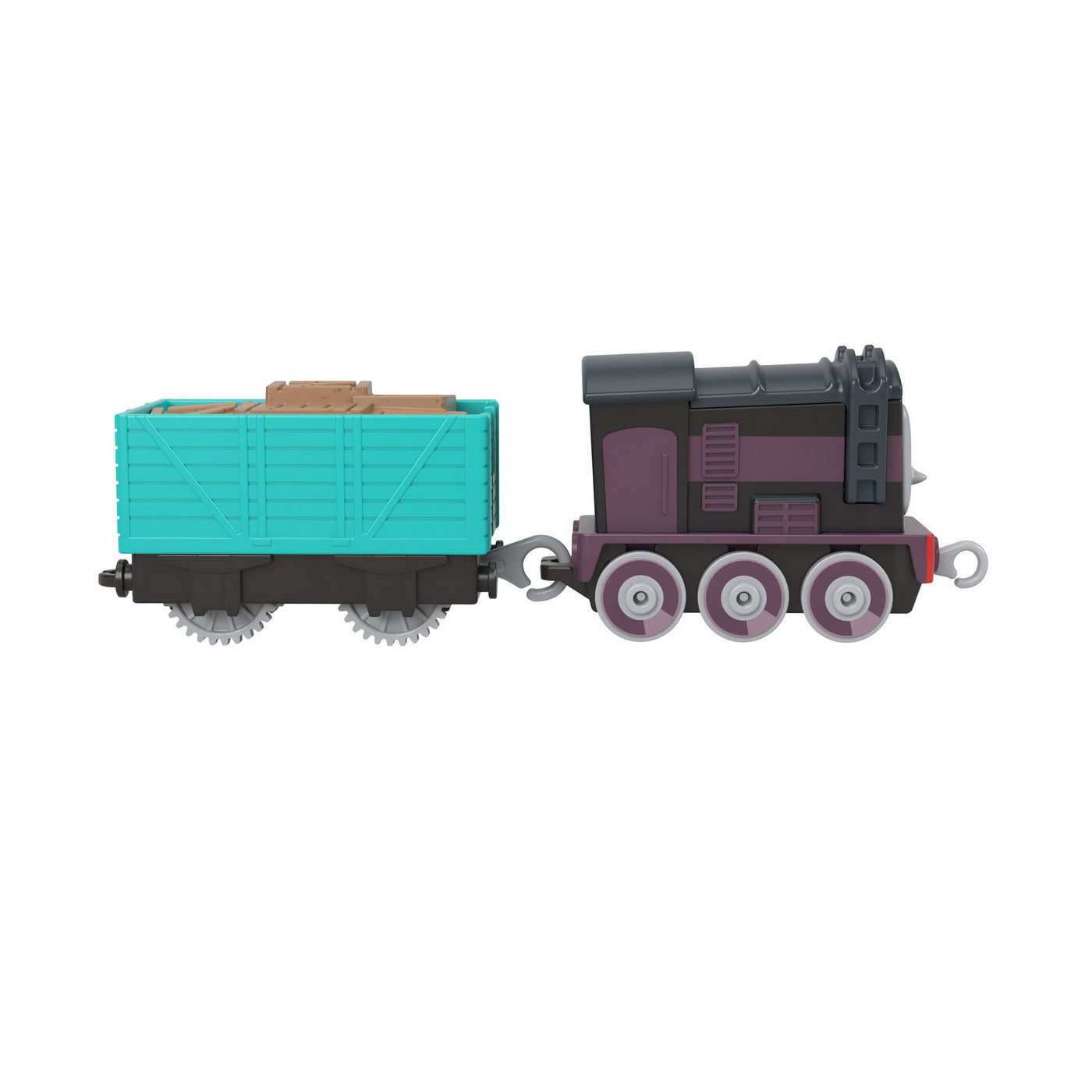 Thomas set de joaca cu locomotiva push along diesel si accesorii