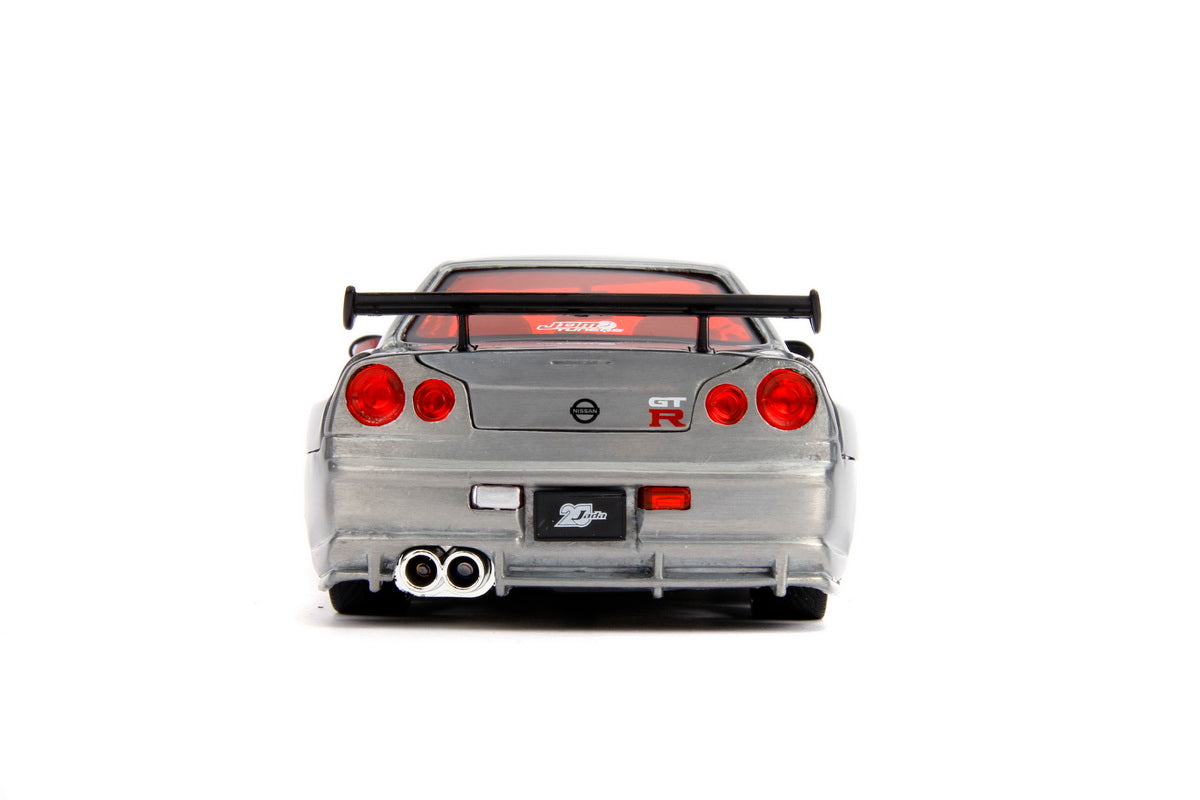 Macheta metalica nissan skyline gtr 2002 scara 1 la 24