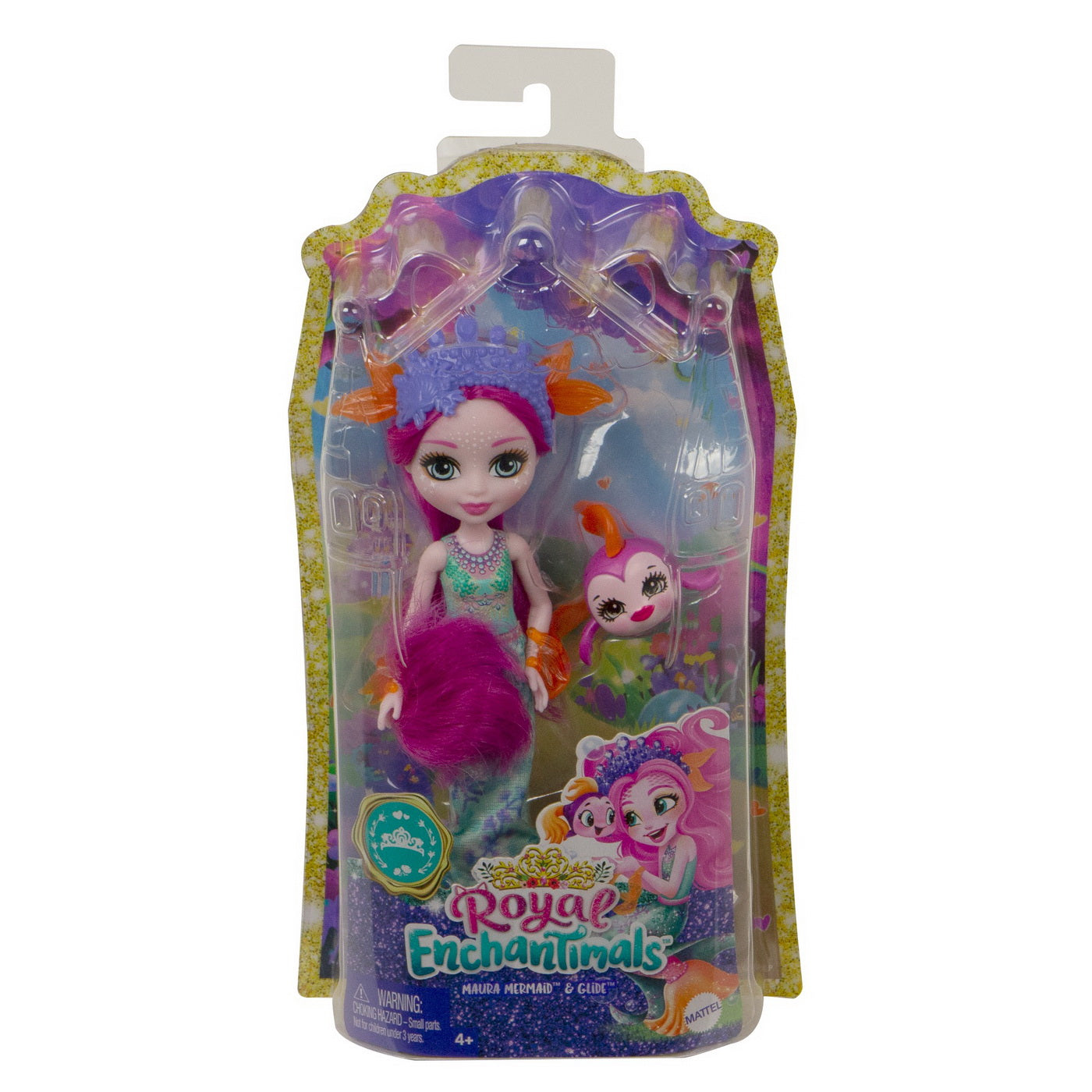 Enchantimals papusi si animalute maura mermaid & glide