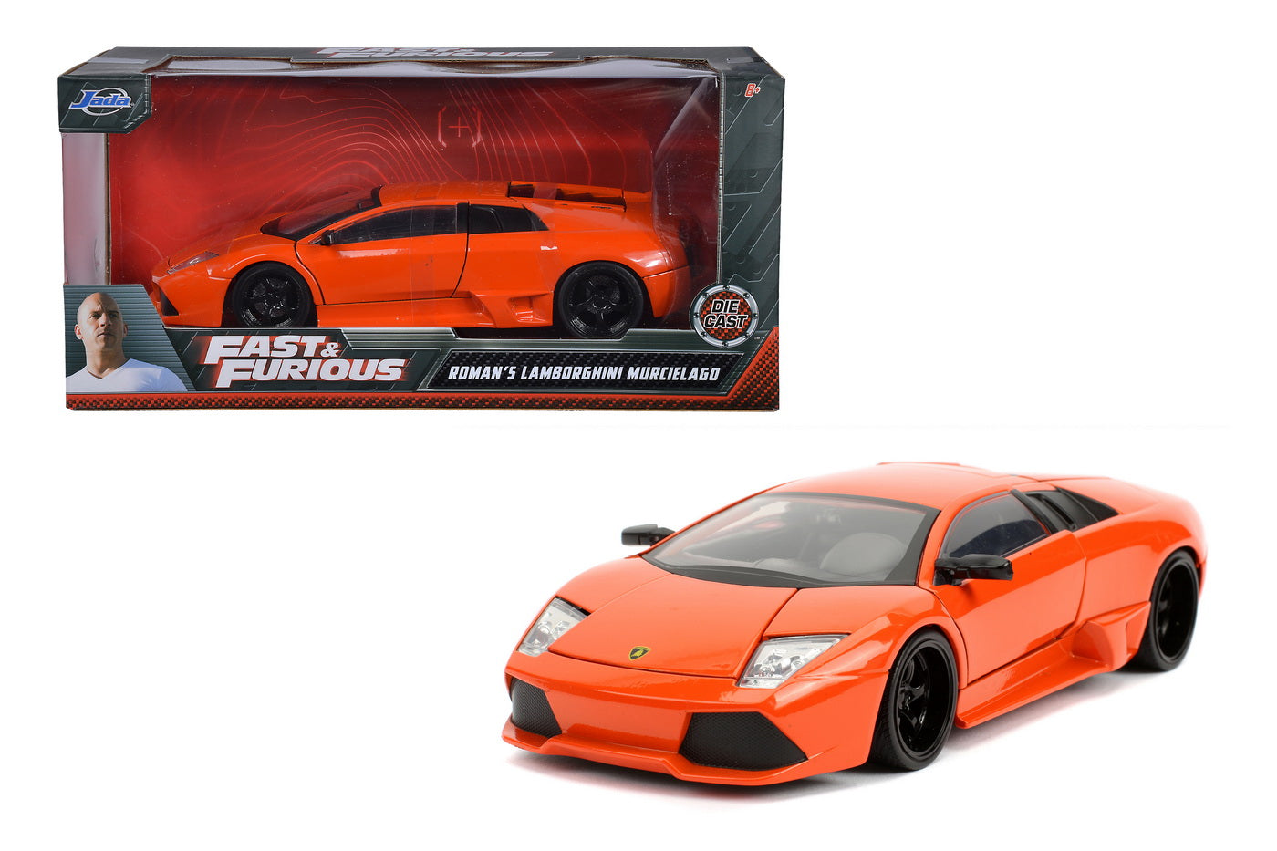 Masinuta metalica fast and furious lamborghini scara 1 la 24