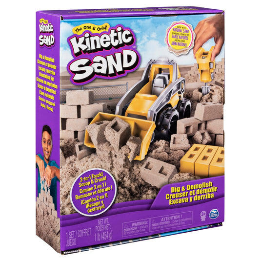 Kinetic sand set pentru constructii 2in1