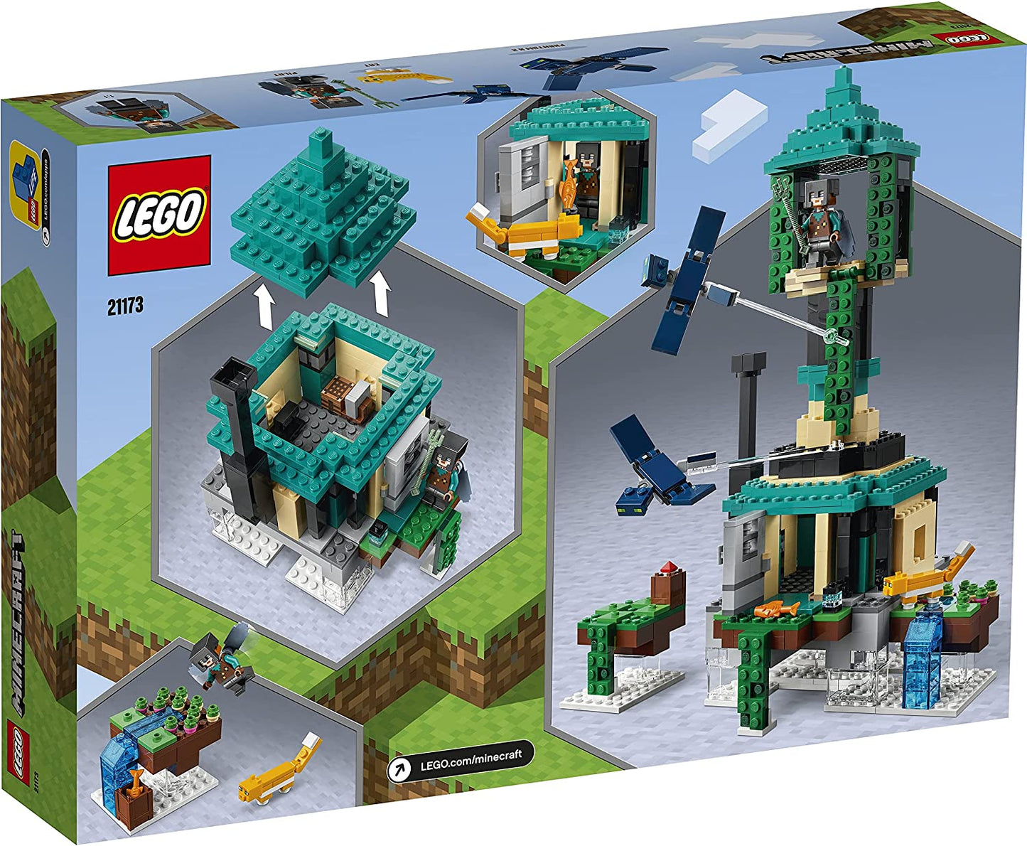 Lego minecraft turnul de telecomunicatii 21173