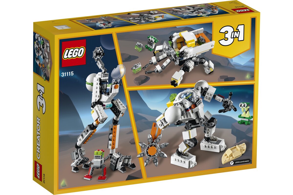 Lego creator robot de minerit spatial 31115