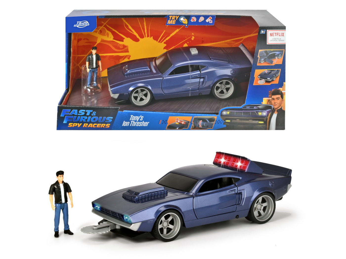 Masinuta fast and furious spy racers tony's ion thresher scara 1:16