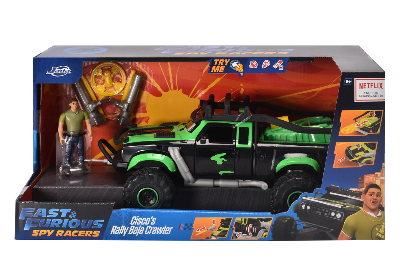 Masinuta fast and furious spy racers cisco's rally baja crawler scara 1:16