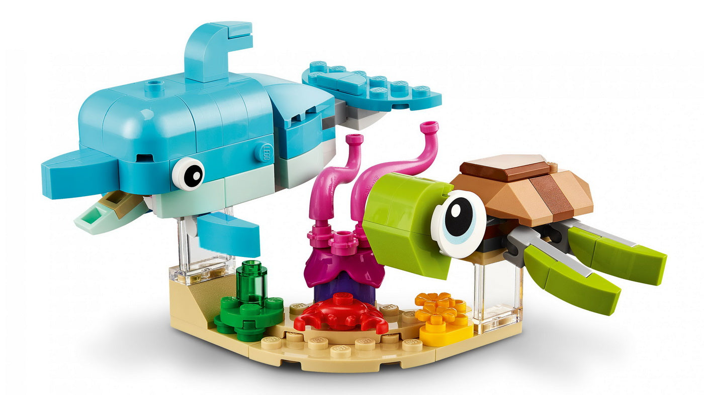 Lego creator delfin si broasca testoasa 31128