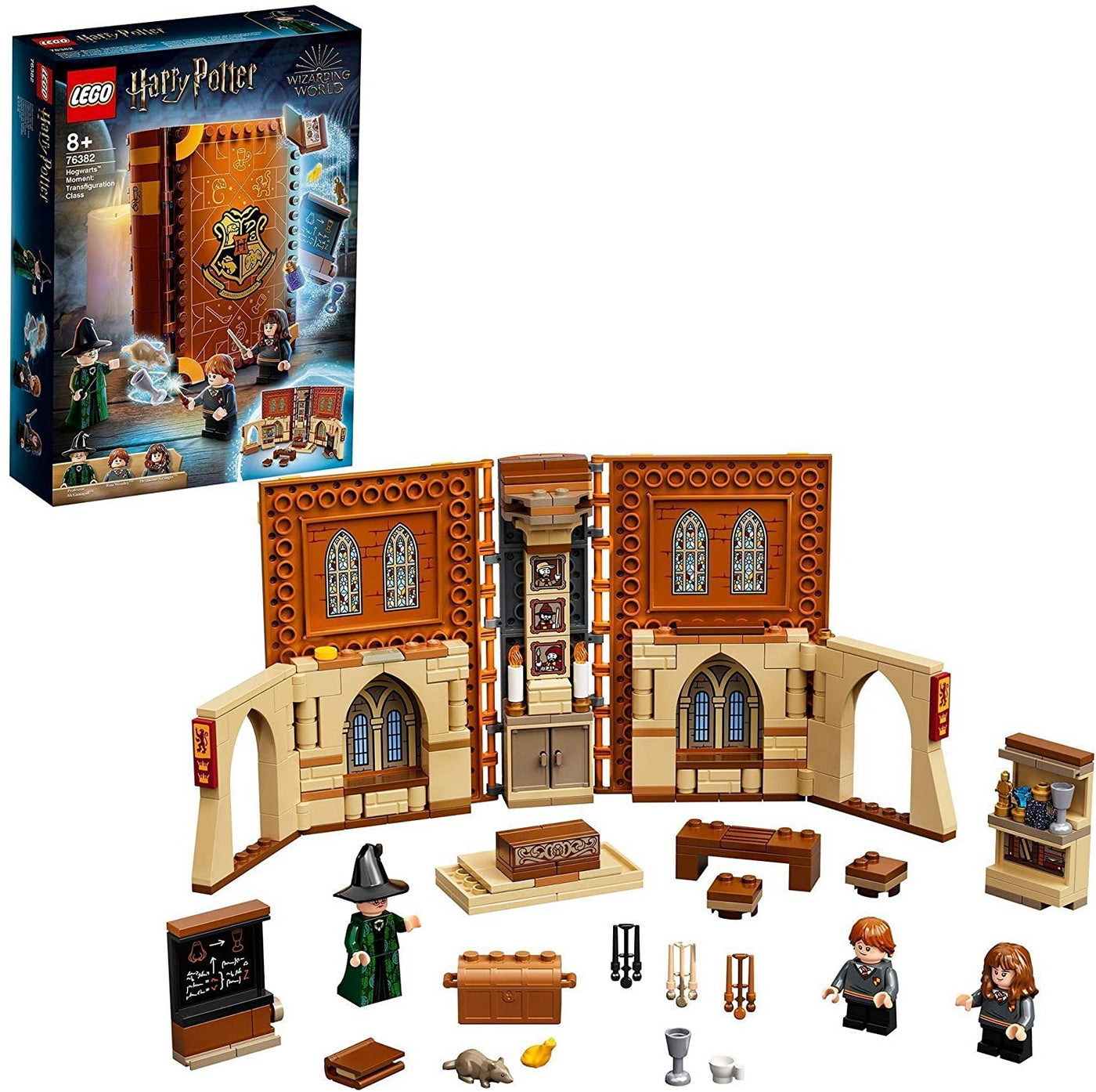 Lego harry potter  moment hogwarts: lectia de transfigurare 76382