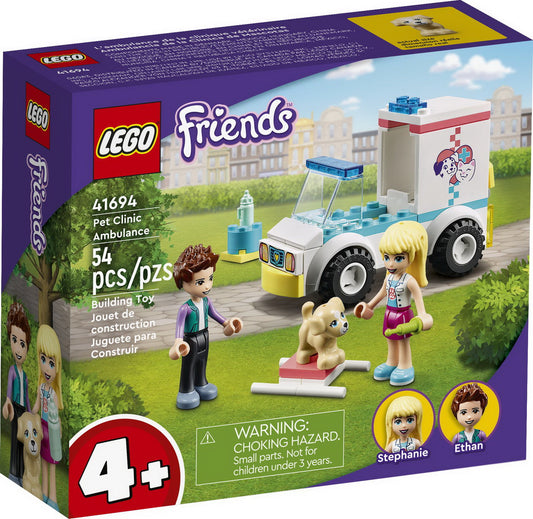 Lego friends ambulanta clinicii animalutelor 41694