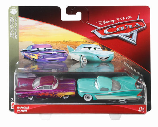 Cars 3 personaj die cast pachet 2 masini ramone si flo