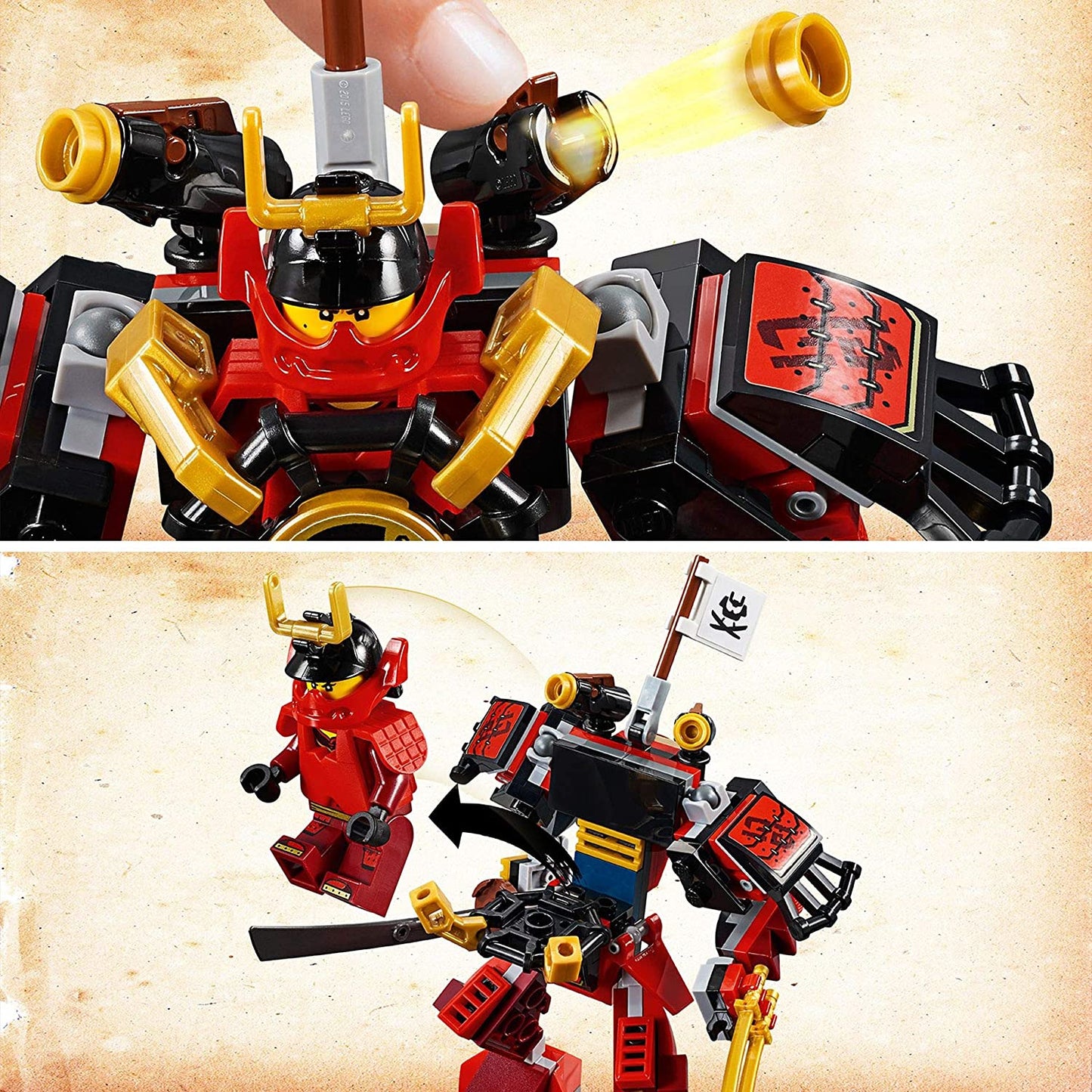 Lego samurai mech