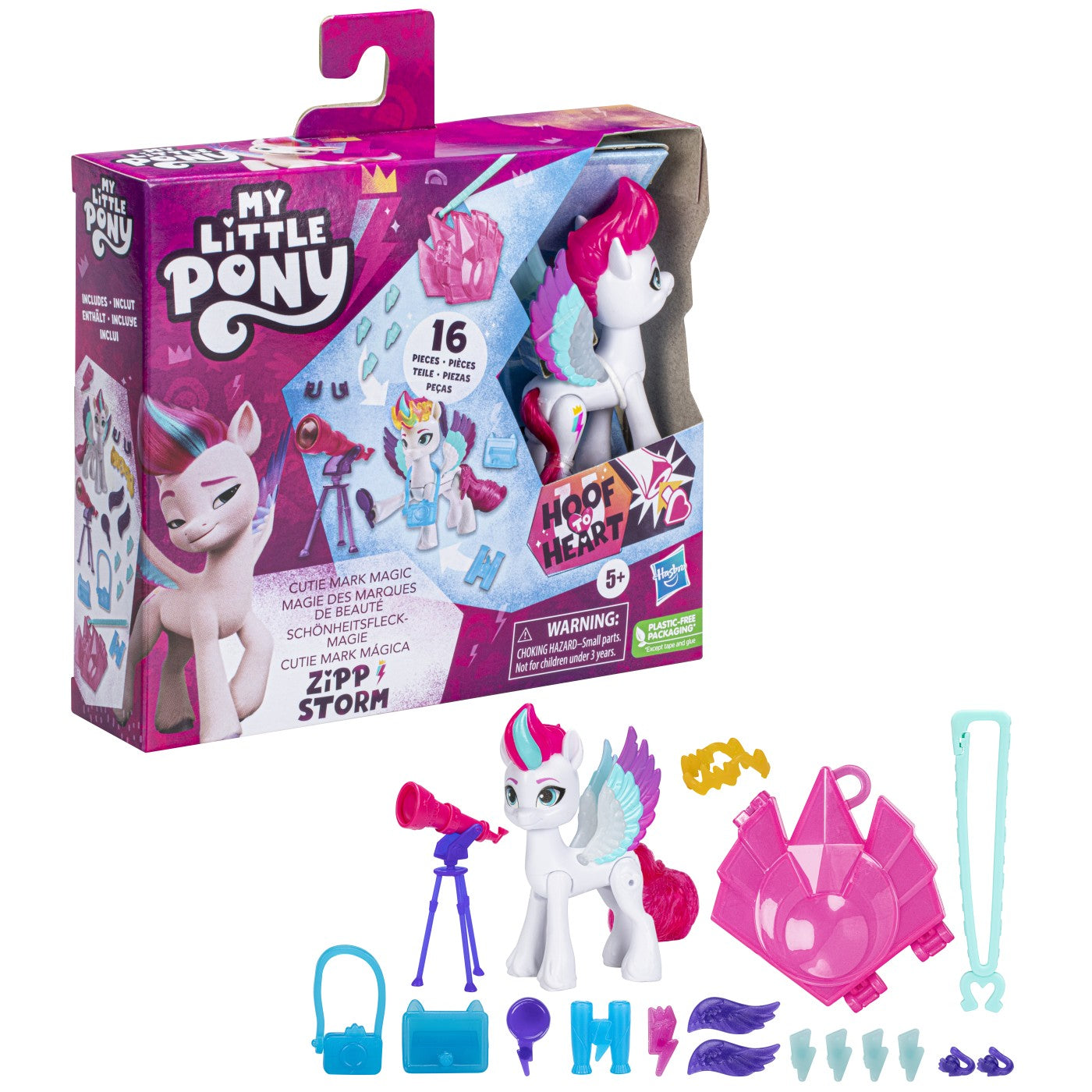 My little pony cutie mark magic figurina zipp storm 7.5cm