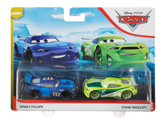 Cars3 set 2 masinute metalice spikey fillups si chase racelott