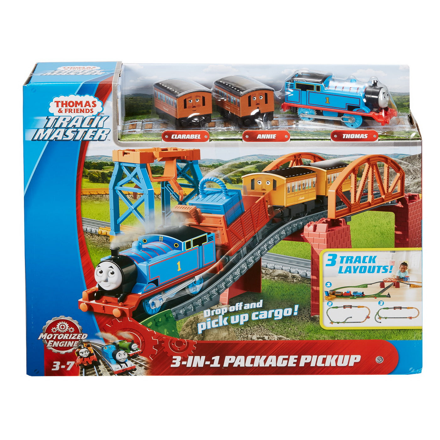 Thomas set motorizat 3in1