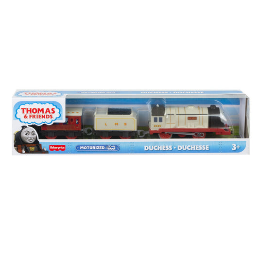 Thomas locomotiva motorizata personajul ducele cu 2 vagoane si accesorii