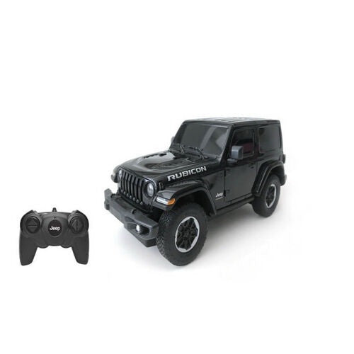 Masina cu telecomanda jeep wrangler jl negru scara 1 la 24