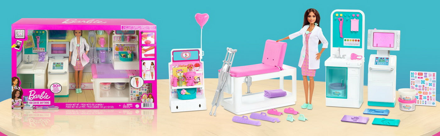 Papusa barbie cariere set de joaca doctor ortoped