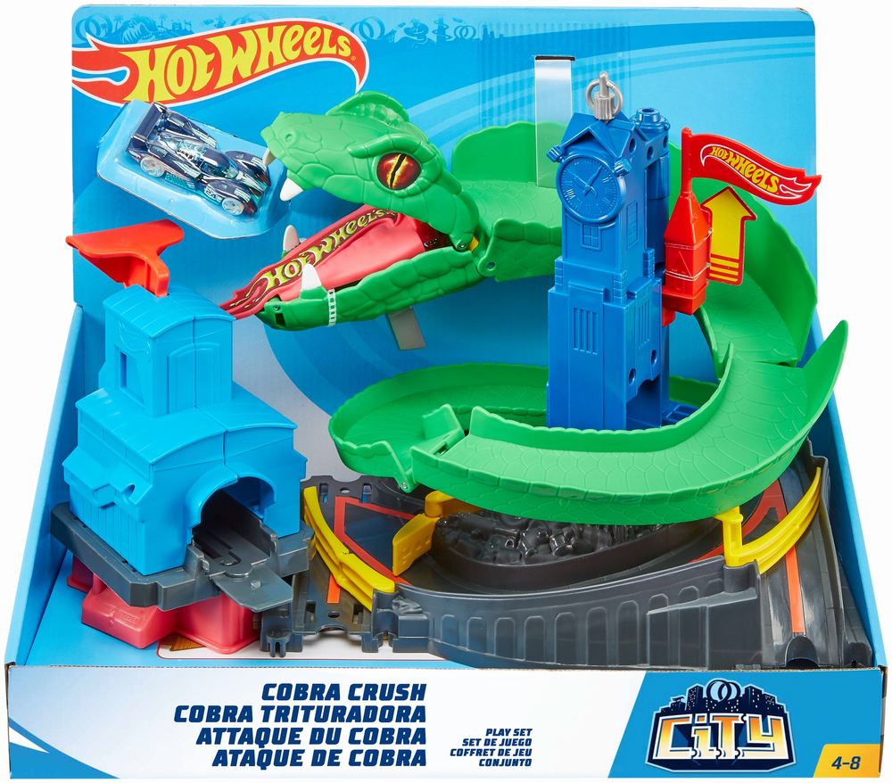 City set de joaca cobra hot wheels