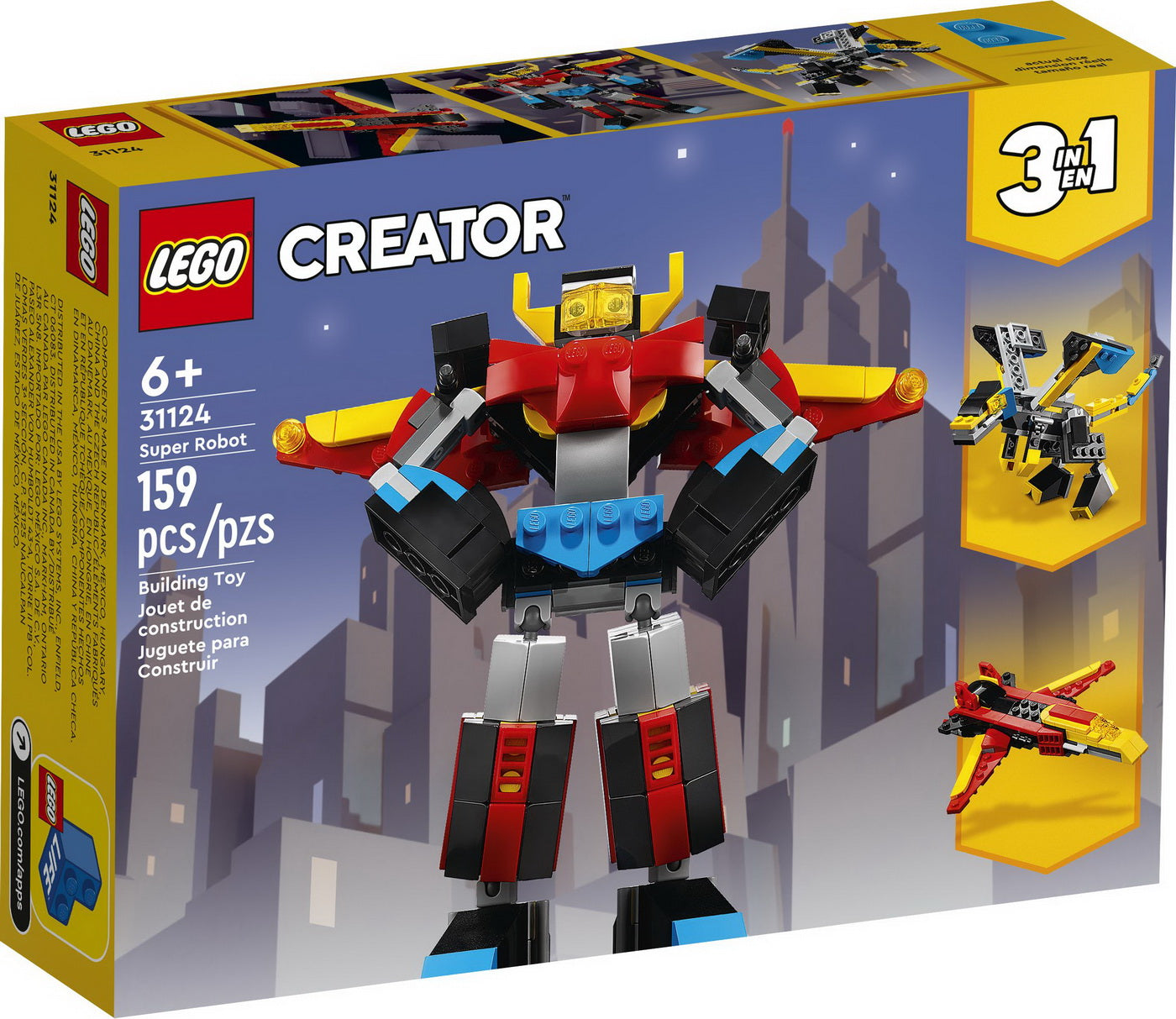 Lego creator super robot 31124