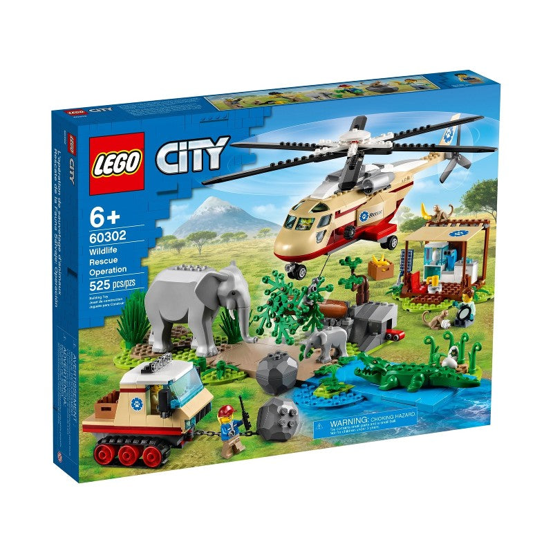 Lego city operatiune de salvare a animalelor salbatice 60302