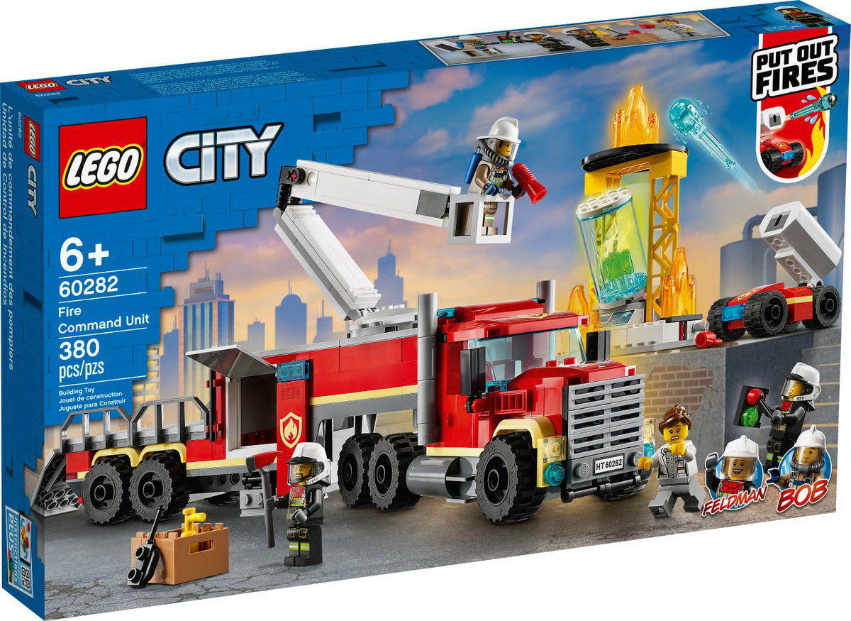 Lego city  unitatea de comanda a pompierilor 60282