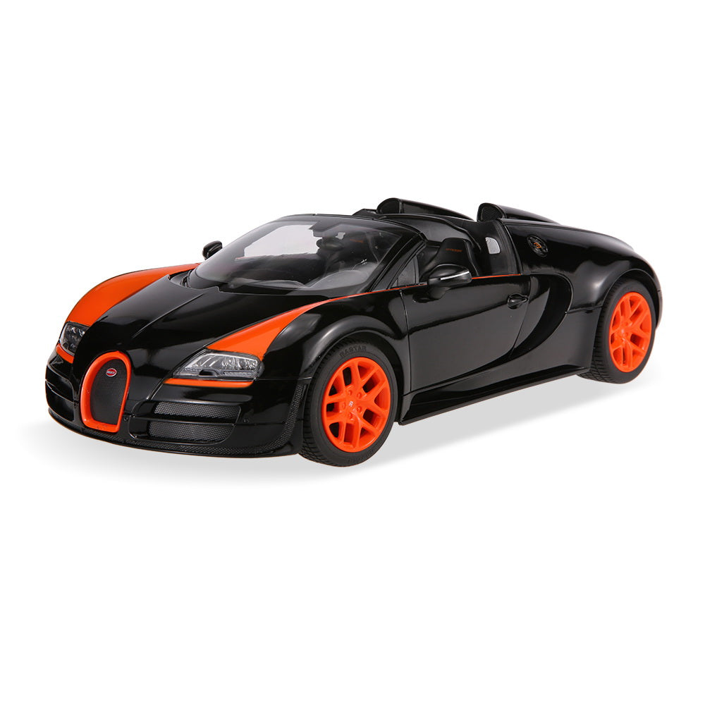 Masina cu telecomanda bugatti grand sport vitesse negru cu scara 1 la 14