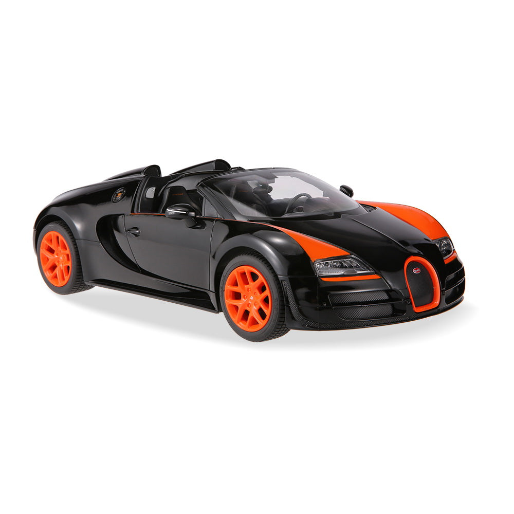 Masina cu telecomanda bugatti grand sport vitesse negru cu scara 1 la 14