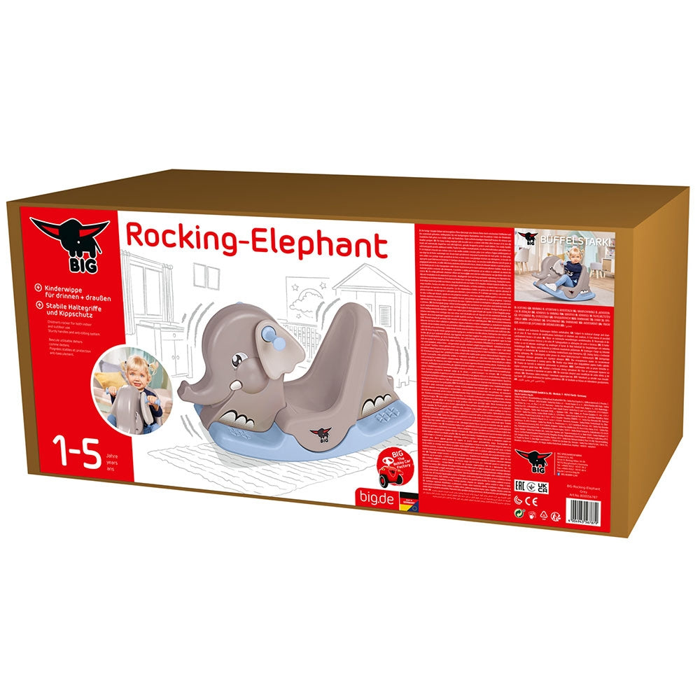 Balansoar Big Rocking Elephant grey