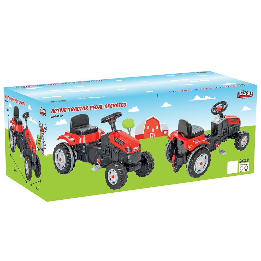 Tractor cu pedale Pilsan Active verde 07-314