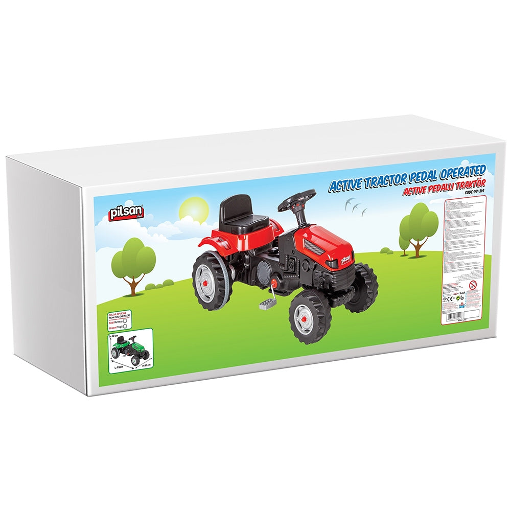 Tractor cu pedale Pilsan Active rosu 07-314