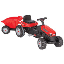 Tractor cu pedale si remorca Pilsan Active rosu 07-316